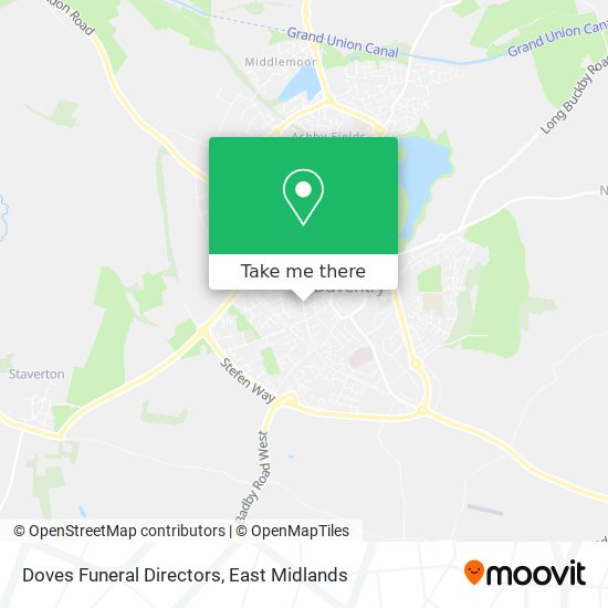 Doves Funeral Directors map