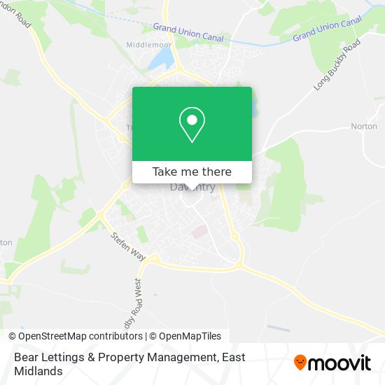 Bear Lettings & Property Management map
