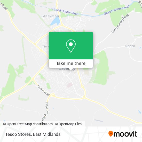 Tesco Stores map