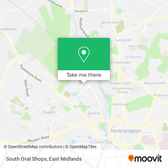South Oval Shops map
