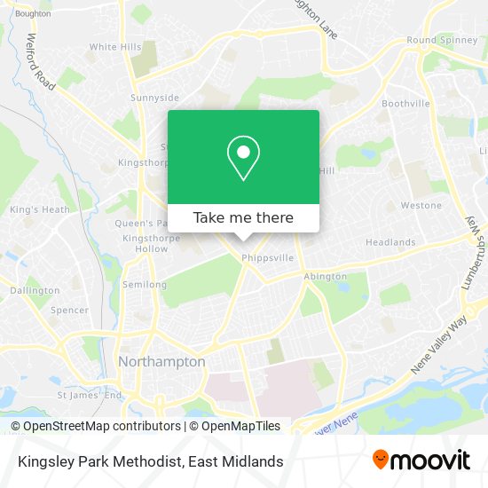 Kingsley Park Methodist map