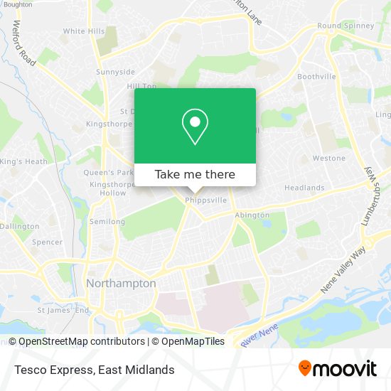 Tesco Express map