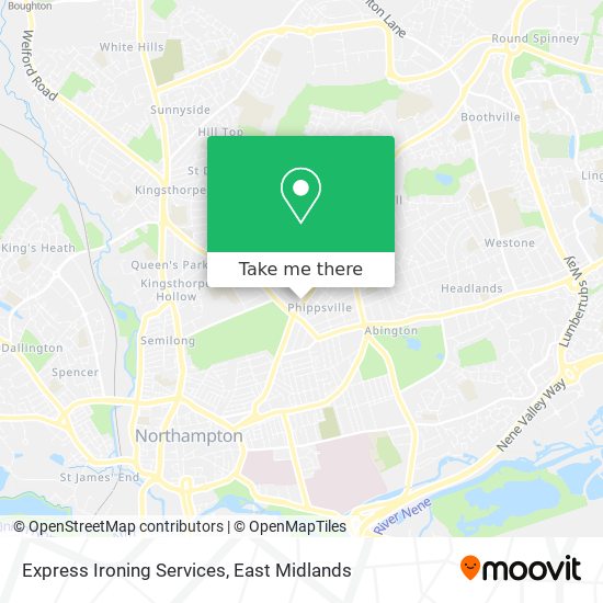 Express Ironing Services map