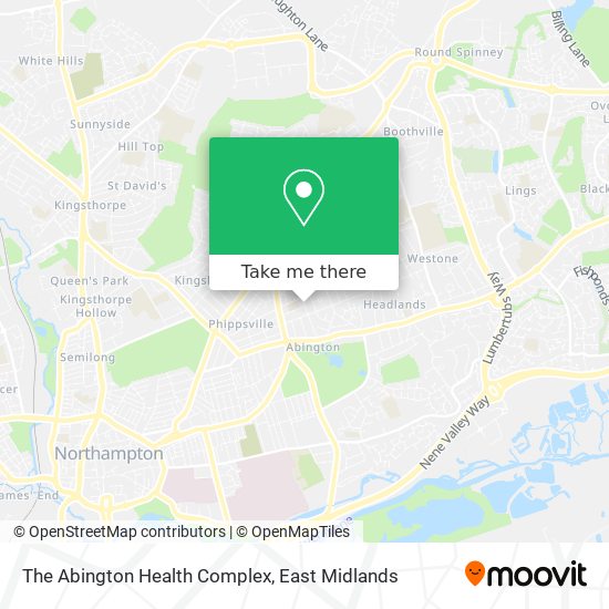 The Abington Health Complex map