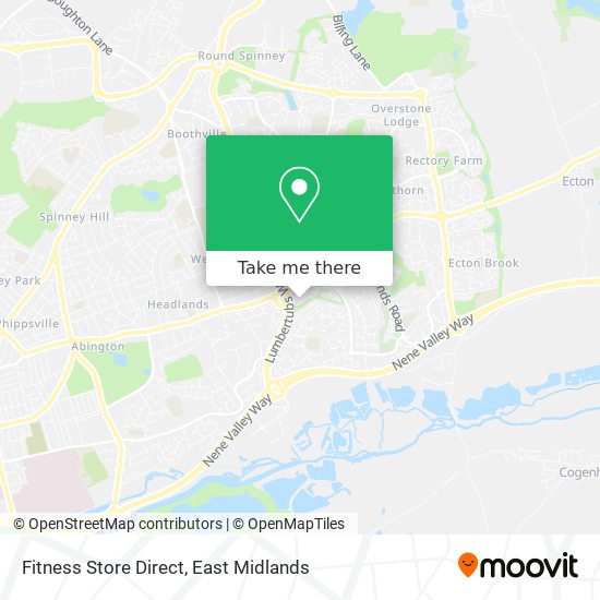 Fitness Store Direct map