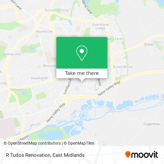 R Tudos Renovation map