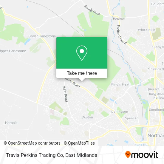 Travis Perkins Trading Co map
