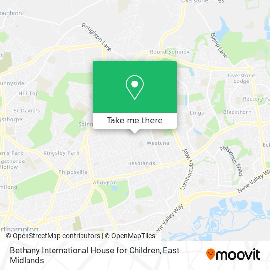 Bethany International House for Children map