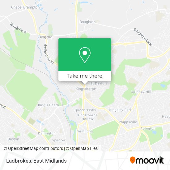 Ladbrokes map