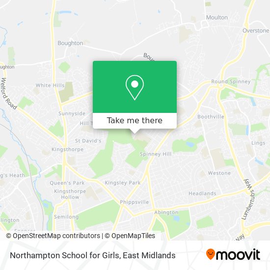 Northampton School for Girls map