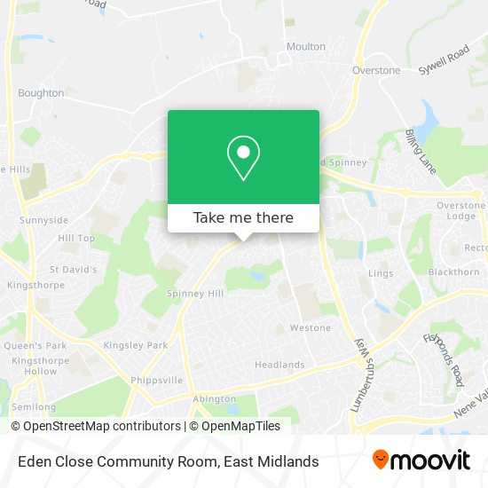 Eden Close Community Room map