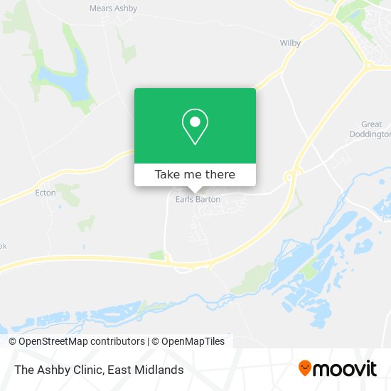 The Ashby Clinic map