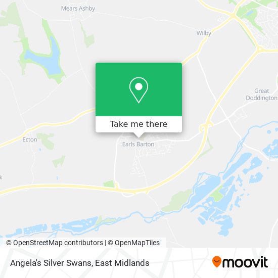 Angela's Silver Swans map