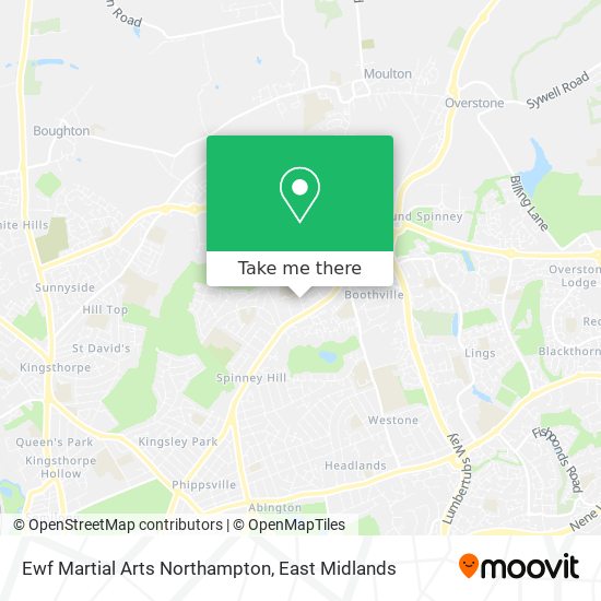 Ewf Martial Arts Northampton map