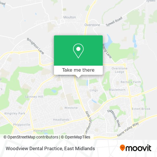 Woodview Dental Practice map
