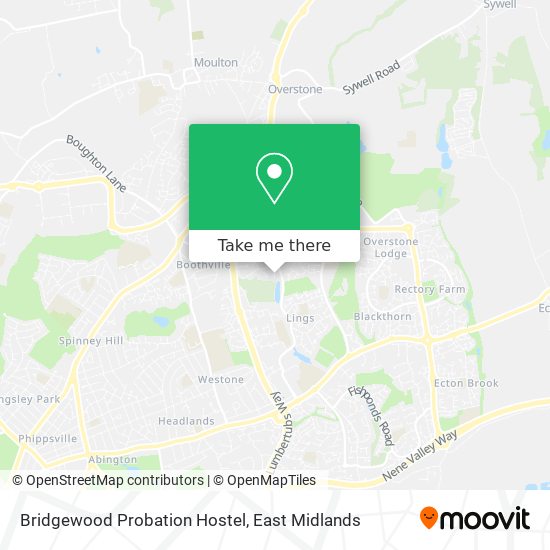 Bridgewood Probation Hostel map