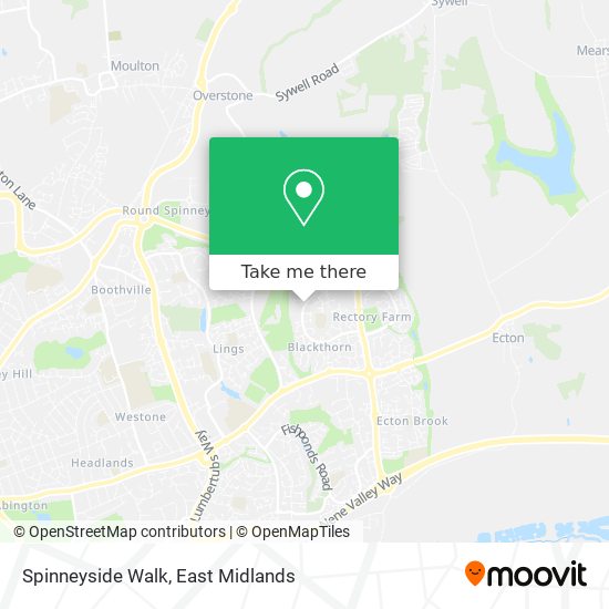 Spinneyside Walk map