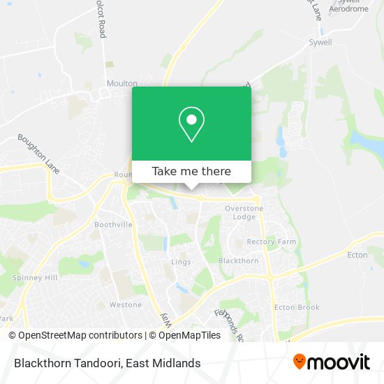 Blackthorn Tandoori map