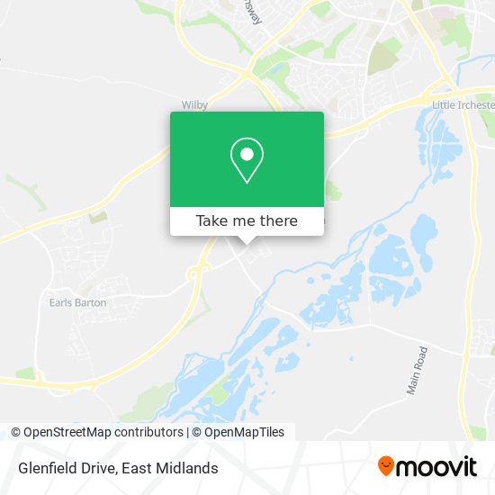 Glenfield Drive map