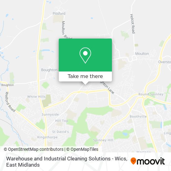 Warehouse and Industrial Cleaning Solutions - Wics map