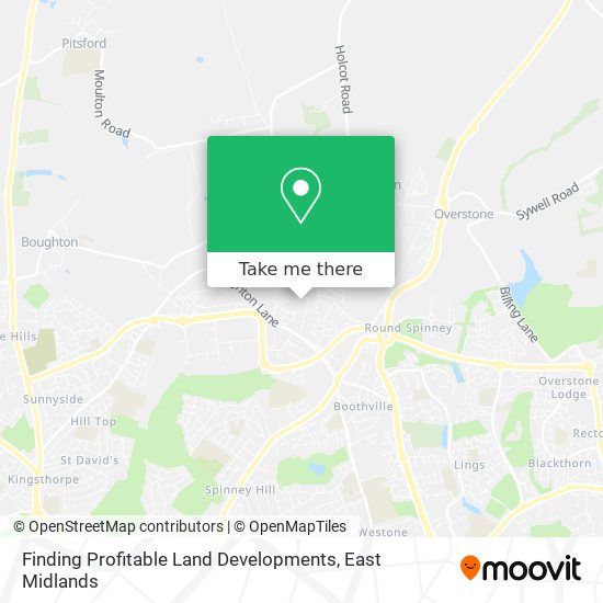 Finding Profitable Land Developments map