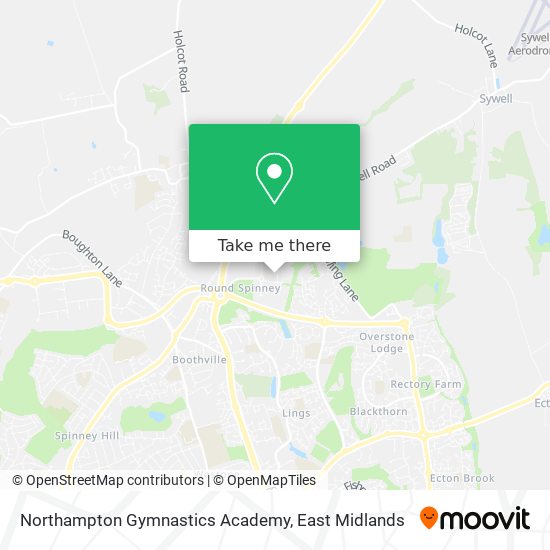 Northampton Gymnastics Academy map