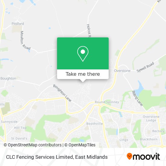 CLC Fencing Services Limited map
