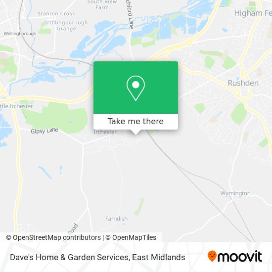 Dave's Home & Garden Services map