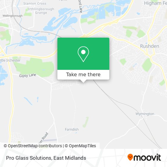 Pro Glass Solutions map