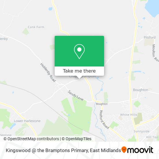 Kingswood @ the Bramptons Primary map