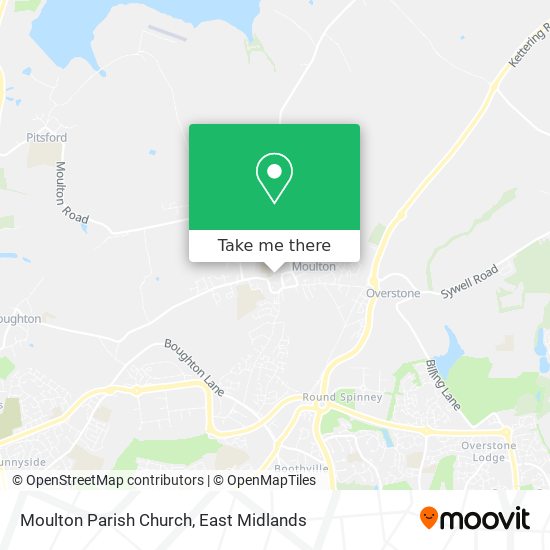 Moulton Parish Church map