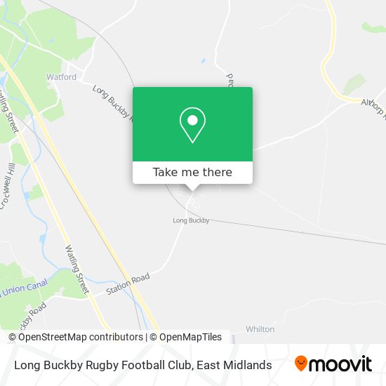 Long Buckby Rugby Football Club map