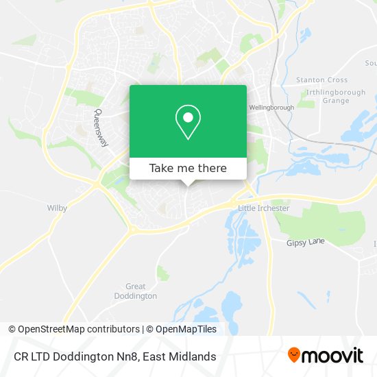 CR LTD Doddington Nn8 map