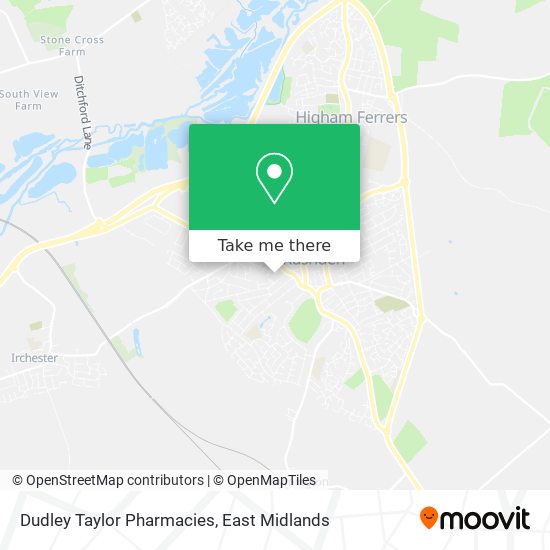 Dudley Taylor Pharmacies map