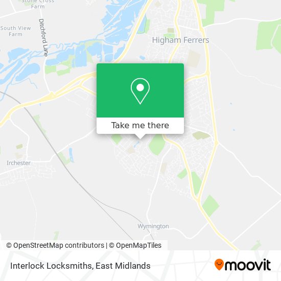 Interlock Locksmiths map