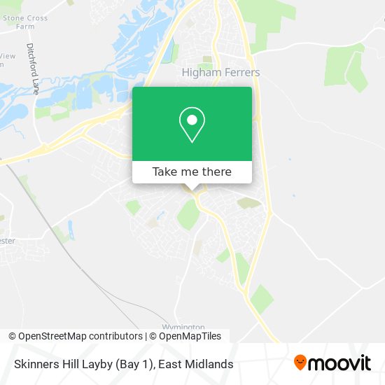 Skinners Hill Layby (Bay 1) map