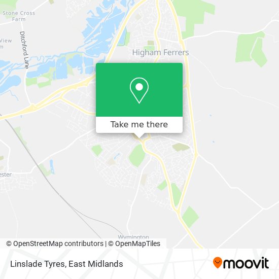 Linslade Tyres map