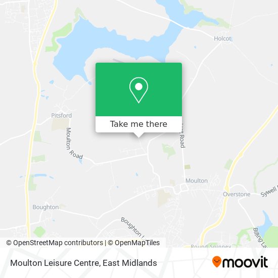 Moulton Leisure Centre map