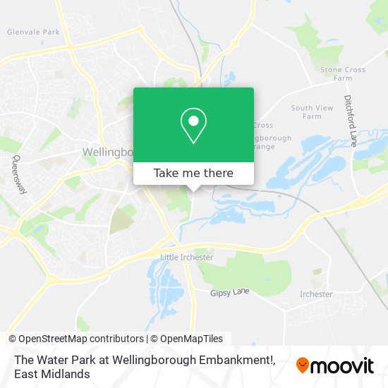 The Water Park at Wellingborough Embankment! map