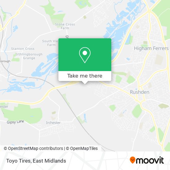 Toyo Tires map