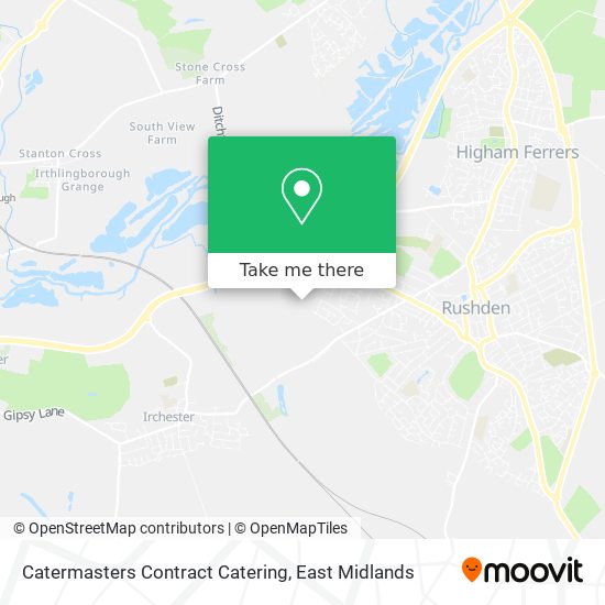 Catermasters Contract Catering map