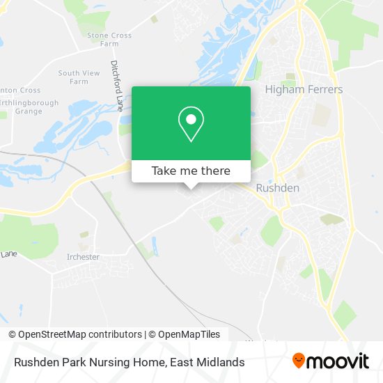 Rushden Park Nursing Home map