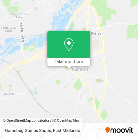 Gamebug Games Shops map