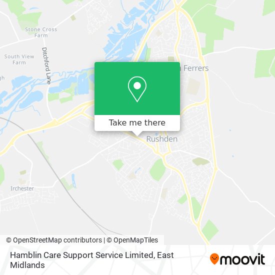 Hamblin Care Support Service Limited map