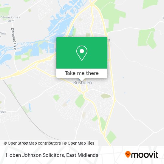 Hoben Johnson Solicitors map