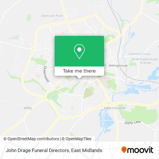 John Drage Funeral Directors map