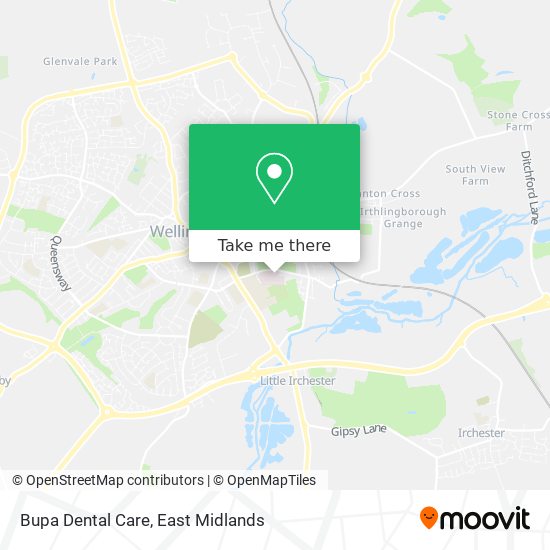 Bupa Dental Care map