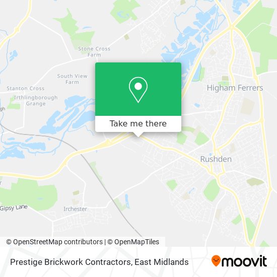 Prestige Brickwork Contractors map