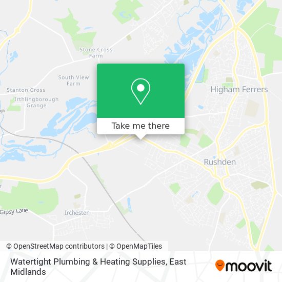 Watertight Plumbing & Heating Supplies map