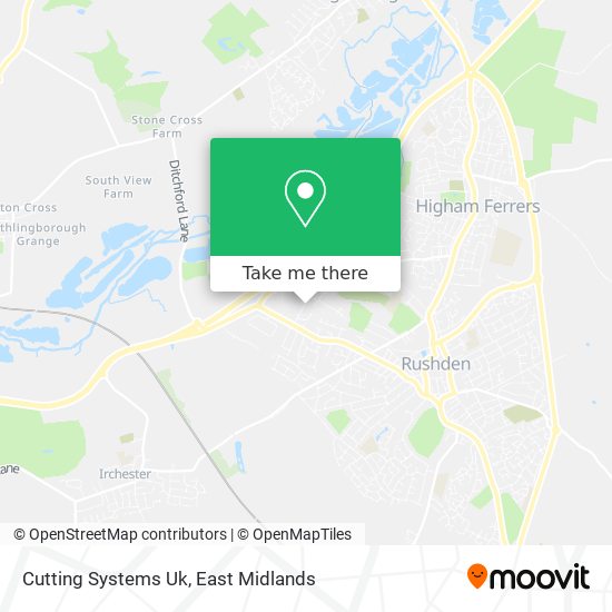 Cutting Systems Uk map